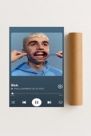 Plakat bez ramy 40x50cm Blok Mata rap muzyka | Pomysł na Prezent