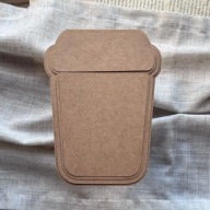Baza kartki kubek kawy na wynos + wzorniki - prezent dla kawosza handmade