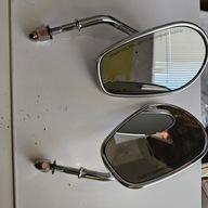 Harley Davidson Lusterka Motocyklowe Chromowane OEM , krótkie ramię