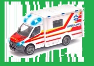 Majorette Ambulans Karetka auto Mercedes Benz Sprinter świeci i trąbi