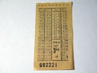 PKS Kuźnica - Jastarnia 1964 rok - PRL - bilet 112