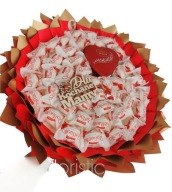 Zestaw prezentowy 30 cm, Lindt serce +Rafaello Ślub ZARĘCZYNY DZIEŃ MAMY