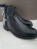 BOTKI KOZAKI CZARNE 42 27 CM NADWYMIAR