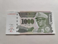 Zair - 1000 zairow - 1995 - UNC