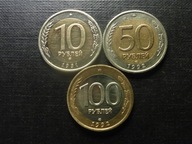 Zestaw 3 szt.10 Rubli 1991r.LMD + 50 Rubli 1992r.LMD,+ 100 Rubli 1992r.