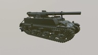 M12 Gun 155mm | Bolt Action | Druk 3D | 1/56