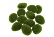 Sztuczny mech zielone kamienie z mchem ozdobne