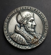 POLSKA MEDAL KRÓL ZYGMUNT AUGUST PIĘKNY Promo