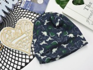 Lupilu - nowa czapeczka beanie , dinozaury r 18-36 mc