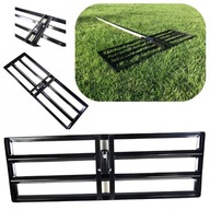 Level Rake Solidny ręczny niwelator terenu wykonany ze stali 90 x 30 cm