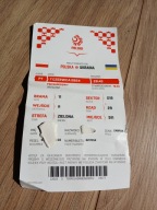 Używany bilet Polska - Ukraina 7.06.2024