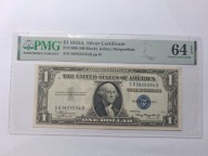 Banknot USA 1 dolar 1935A blok SB PMG 64 EPQ