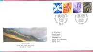 Anglia 1999, FDC 4zn. definit. regiony Szkocja