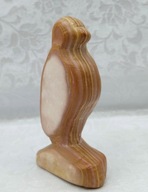 ciekawa STARA figurka ptaka - INNA - wyrzeźbiona w ślicznym kamieniu