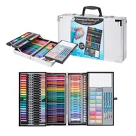 ZESTAW DO RYSOWANIA I MALOWANIA 112 ELEMENTÓW – W WALIZCE