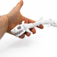 Ruchomy szkielet Rekina – druk 3D