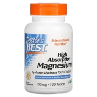 Suplement diety Doctor's Best High Absorption Magnesium 120 tabletek