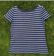 Bluzka damska paski granat/biel Espirt cotton r. 40/L , BDB