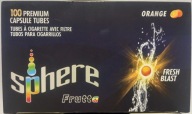 Gilza Gilzy SPHERE Frutta ORANGE Tubki Papierosowe Klikane Owocowe 100 szt