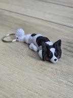 Breloczek Papillon 3d - Seria Psów Brelok Druk3d fidget Keychain mixGadzet