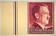 GG Fi. 89-91 MNH ** Seria 53 Urodziny Hitlera 1942 Czyste Marginesy