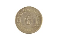 ŻETON NIEMCY 6 MAREK SEX MARK 1993 r. RZADKOŚĆ