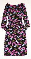 L735_WIZYTOWA SUKIENKA Z BASKINKĄ 36/38