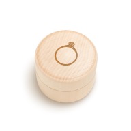 Pudełeczko na pierścionek zaręczynowy - The Ring (Naturalne)