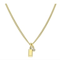 66873 Celebrytka złota stal chirurgiczna sztabka "złota"