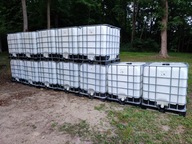 Zbiornik 1000l litrów mauzer IBC RSM na wodę deszczówkę mauser do ogrodu