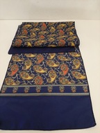 FULAR PLASTRON MĘSKI SZALIK JEDWABNY ANGIELSKI- WZÓR paisley