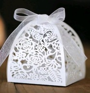 PUDEŁECZKA, PODZIĘKOWANIA DLA GOŚCI NA ŚLUB I WESELE - 10 sztuk