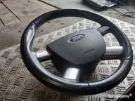 Ford Focus mk2 2 II kierownica skóra skórzana poduszka ŁADNA!