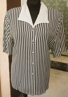 C&A piekna bluzka/tunika w paski/marynarska r 42-46