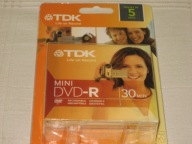 TDK MINI DVD-R 30MIN. NEW!! 5 SZTUK