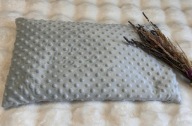 Poduszka na zdrowy sen z lawendą i łuską gryki 30x50 cm walentynki minky