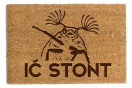 WYCIERACZKA POD DRZWI DO DOMU WNĘTRZA ŚMIESZNY NAPIS KOKOSOWA 60 x 40 cm