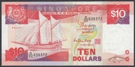 Singapur 10 Dolar 1988