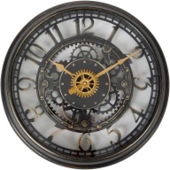 Zegar ścienny industrialny 29 cm cichy loft vintage retro chic