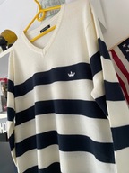 SW BRAVE SOUL CIEŃKI BIEL GRANAT CIENKI paski L