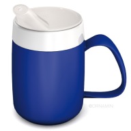 Kubek Termiczny Ornamin Senior Stabilny + Ustnik Ergonomiczny Uchwyt 280 ml