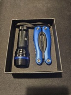 Multinarzędzie latarka LED scyzoryk kombinerki