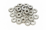 SCRAPKI KWIATKI 20szt. 3,5 cm białe Drewno HDF 3mm