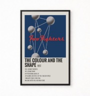 Plakat A4 z ramką FOO FIGHTERS "THE COLOUR AND THE SHAPE" 21x29,7cm