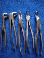 Kleszcze stomatologiczne - zestaw 5 szt