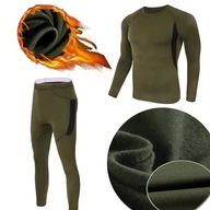 BIELIZNA TERMOAKTYWNA ODZIEŻ TERMICZNA MĘSKA MILITARNA ZESTAW NA ZIMĘ R. M