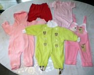 Zestaw ubranek dla niemowlaka, dziewczynka, rozmiar 68
