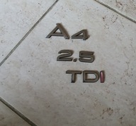 Znaczek Logo Emblemat Napis Audi A4 2.5 TDI