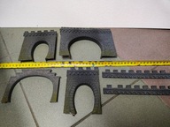 elementy do budowy makiety, mosty, mury, podpory, portale, H0