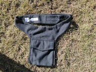 Pasek i torebka 2 w 1 damski My Own grafit tkanina r. M/L , BDB